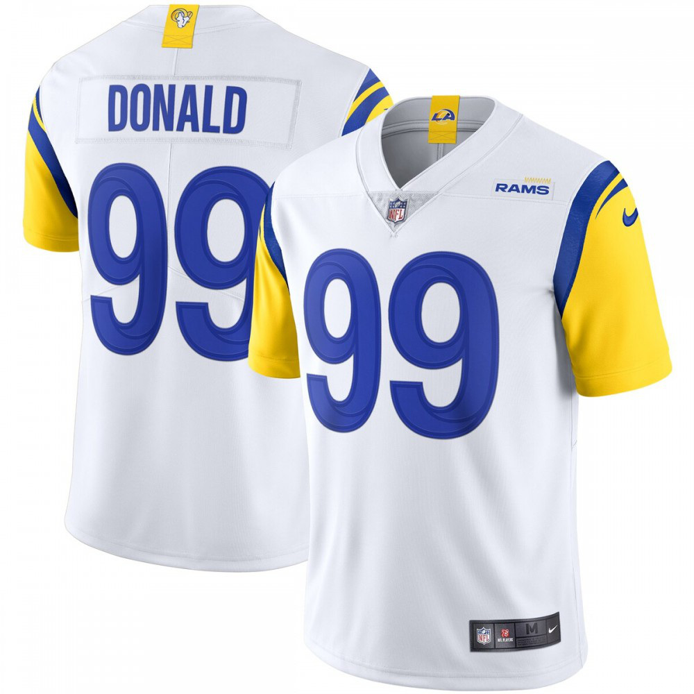 Aaron Donald Los Angeles Rams Nike Alternate Vapor Limited Jersey - White-Profan Arena